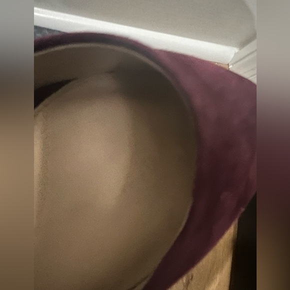 Veronica Beard Suede Magda Platform heels in Merlot - Picture 13 of 13